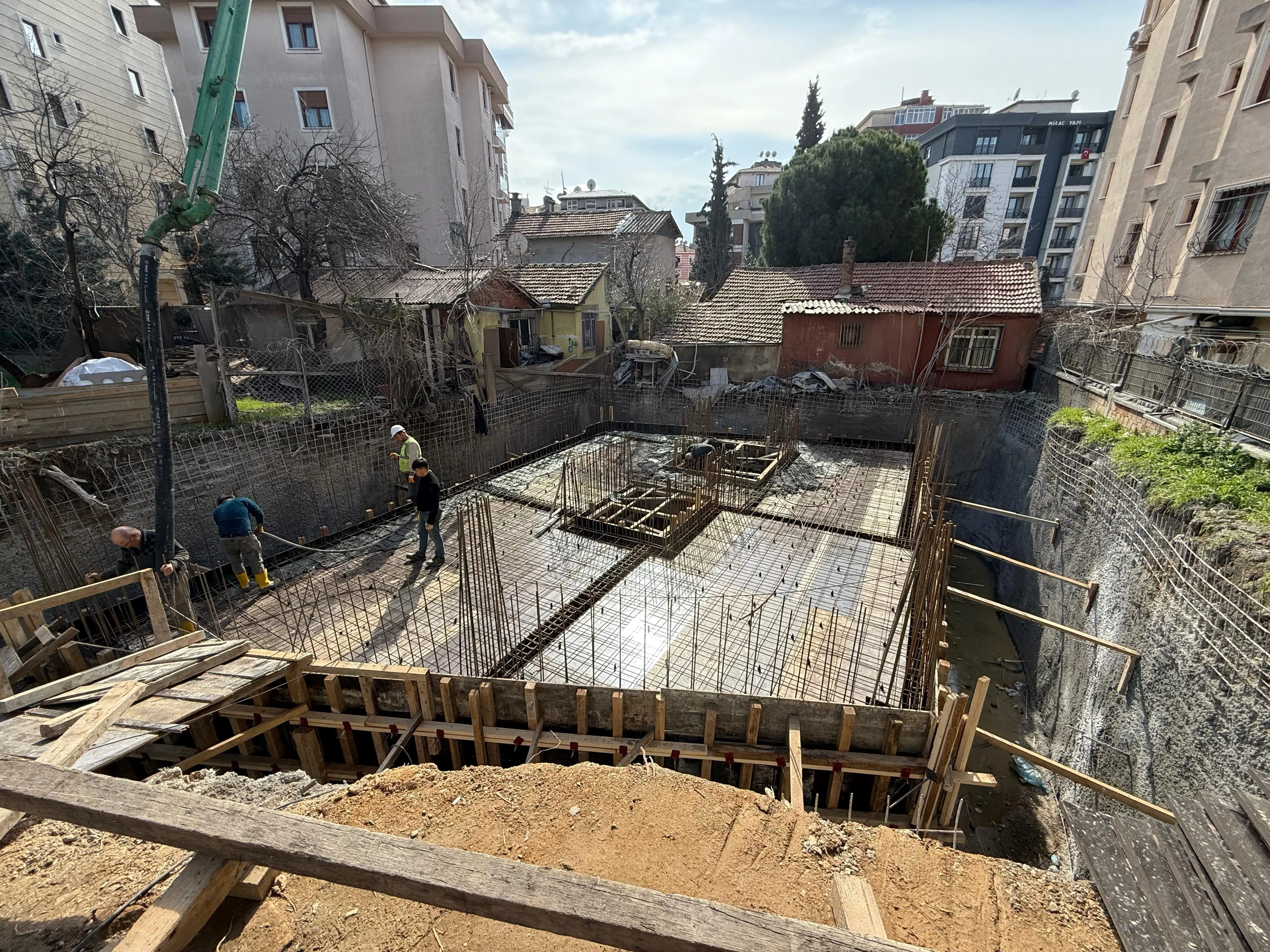 Cevizli Konut Projesi - Beton Dökme Aşaması